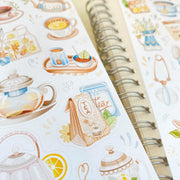 Beautiful handmade Tea Time stationery - created by Lettoon