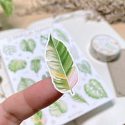 Beautiful handmade Tropical Leaves stationery - created by LETTOOn