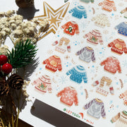 Beautiful handmade Warm Winter stationery - created by Lettoon