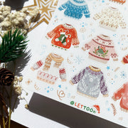 Beautiful handmade Warm Winter stationery - created by Lettoon