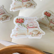 Beautiful handmade You Had Me At Books stationery - created by Lettoon