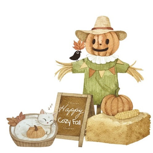 Exclusive autumn postcard, a free gift with a full pack